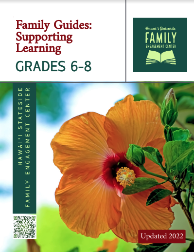 Orange hibiscus flower: Family Guides - Supporting Learning Grades 6-8