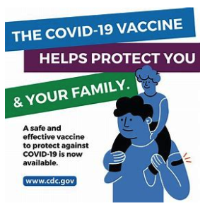 The Covid-19 vaccine helps protect you and your family. A safe and effective vaccine to protect against covid-19 is now available - from the CDC