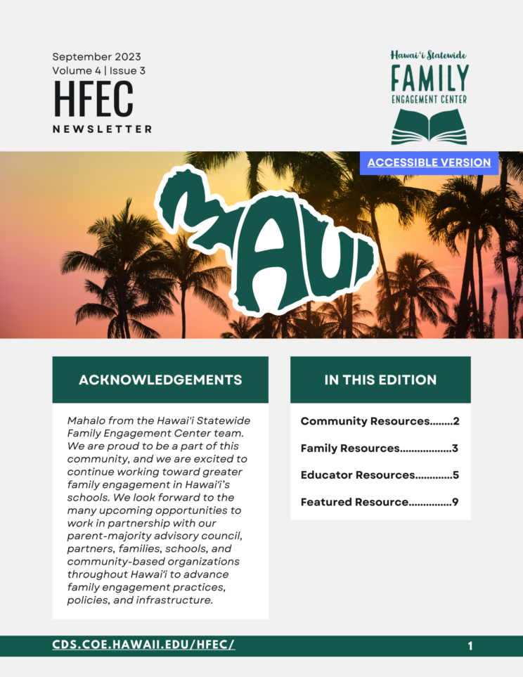 September 2023 HFEC Newsletter Cover