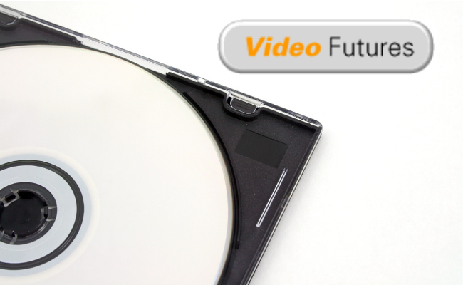 Button with "Video Futures" title with DVD