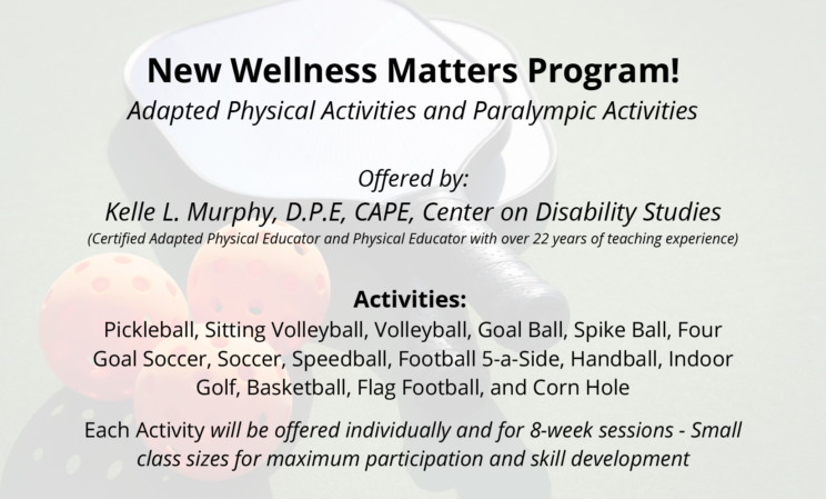 Read more about the article New Wellness Matters Program!