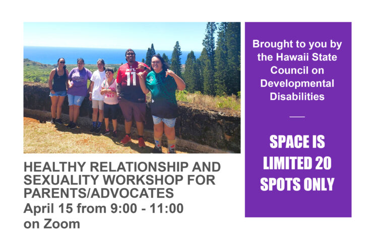 Read more about the article Workshop | Healthy Relationship and Sexuality for Parents/Advocates