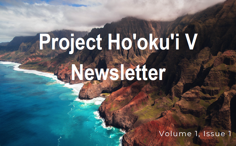 Project Hookui V Newsletter V1_I1