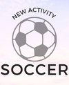 New Activity Soccer. Icon of soccer ball.