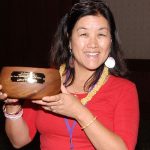 Mellanie Lee Mellanie Lee awarded a koa bowl.